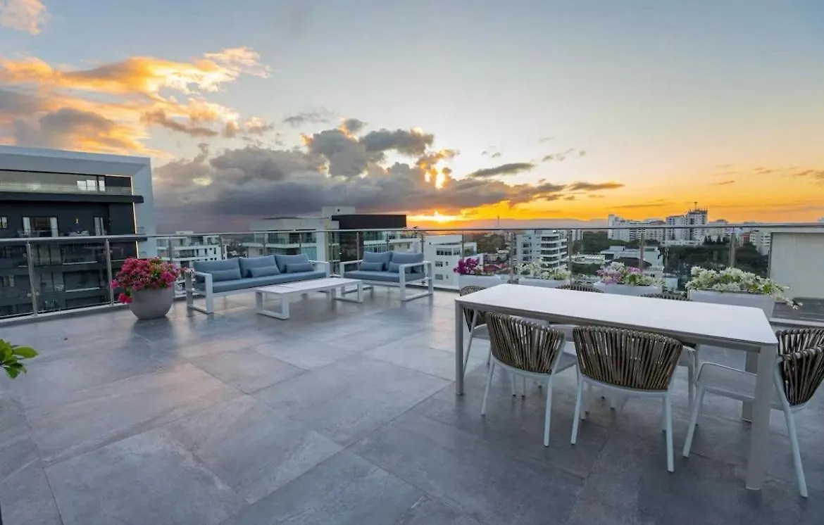 Luxury Apartment Rooftop With Two Level And Infinitive Pool Santiago De Los Caballeros